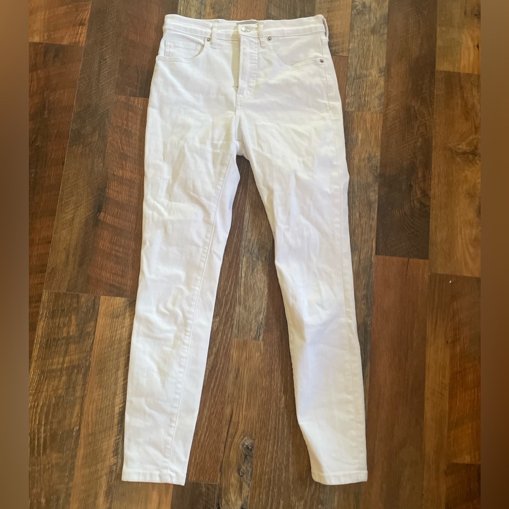 Everlane The High Rise Skinny Jean 26 Regular White